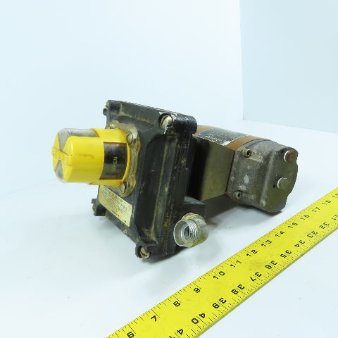 Flowserve 1539SNR6 Pneumatic Valve Actuator 185 In Lb Torque 120PSI W/ Indicator