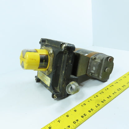 Flowserve 1539SNR6 Pneumatic Valve Actuator 185 In Lb Torque 120PSI W/ Indicator
