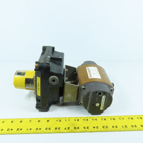 Flowserve 1539SNR6 Pneumatic Valve Actuator 185 In Lb Torque 120PSI W/ Indicator