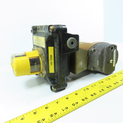 Flowserve 1539SNR6 Pneumatic Valve Actuator 185 In Lb Torque 120PSI W/ Indicator