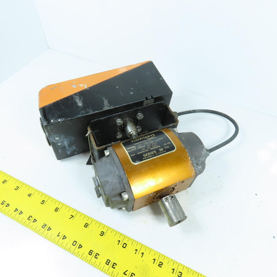 Flowserve 1039SNR6 Pneumatic Valve Actuator 95 In Lb Torq. Worcester Pulsair III