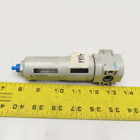 Festo LFMB-D-MINI Compressed Air Mist Separator Manual Drain 230PSI