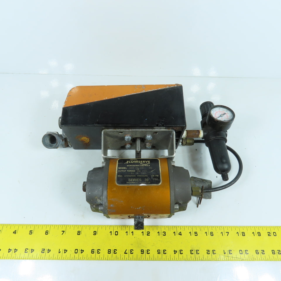 Flowserve 10H39SNR6 Pneumatic Valve Actuator Worcester Pulsair III L 93SWM2P4R2