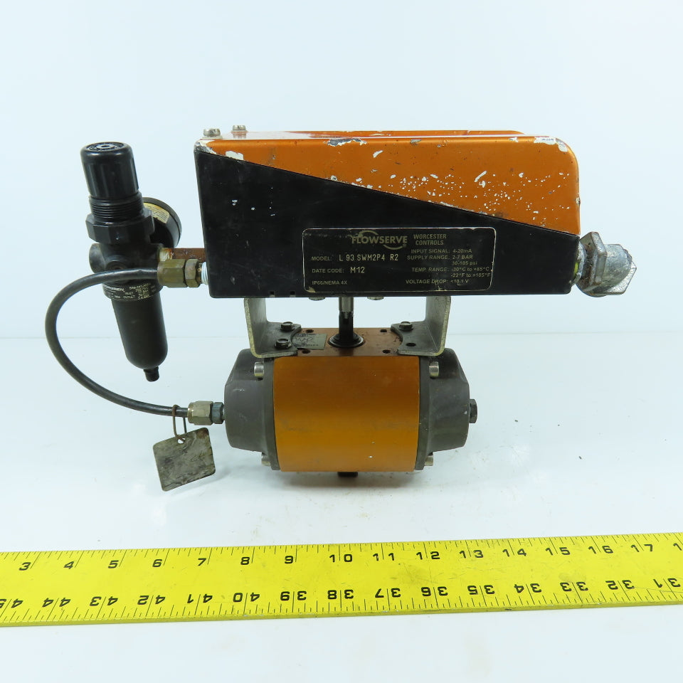 Flowserve 10H39SNR6 Pneumatic Valve Actuator Worcester Pulsair III L 93SWM2P4R2
