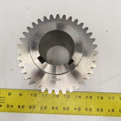 Browning YSS636 External Tooth Spur Gear 6DP 36T 14.5PA 2-1/4" Bore