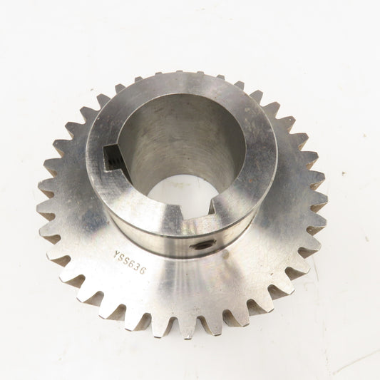 Browning YSS636 External Tooth Spur Gear 6DP 36T 14.5PA 2-1/4" Bore