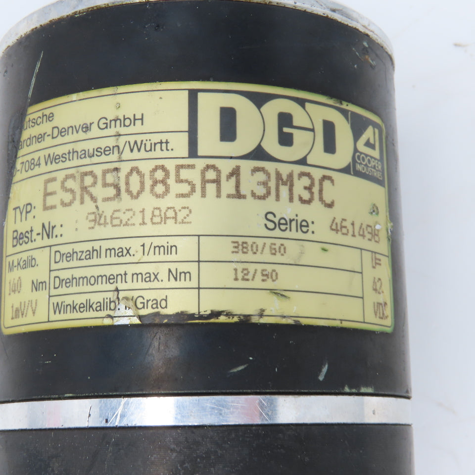 Gardner Denver ESR5085A13M3C 42VDC Electronic Nutrunner Motor 140Nm