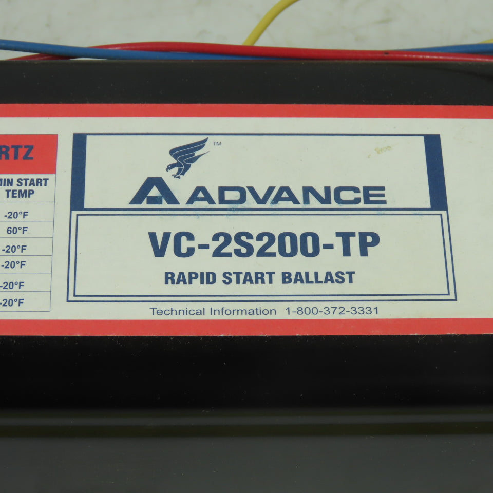 Advance VC2S200TP Rapid Start Magnetic Ballast 277V 60Hz