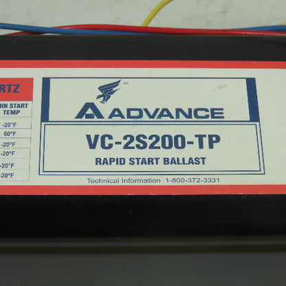 Advance VC2S200TP Rapid Start Magnetic Ballast 277V 60Hz