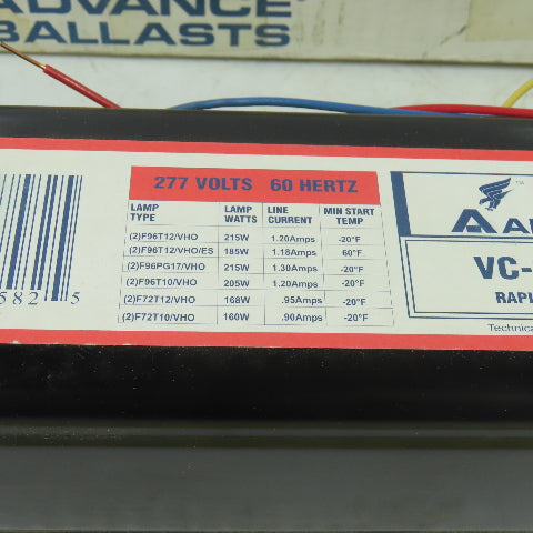 Advance VC2S200TP Rapid Start Magnetic Ballast 277V 60Hz