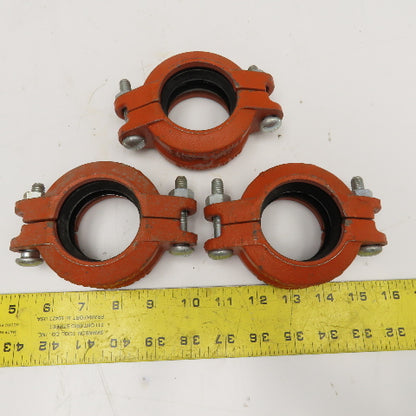 Central-Sprink 2" Sprinkler Pipe Clamp With Gaskets Lot Of 3