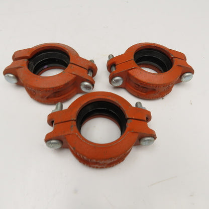 Central-Sprink 2" Sprinkler Pipe Clamp With Gaskets Lot Of 3