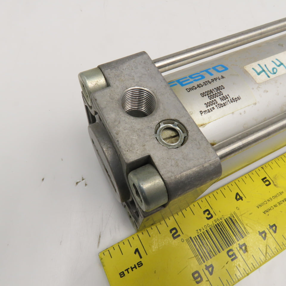 Festo DNG-63-375-PPV-A 63mm Bore 375mm Stroke Double Acting Air Cylinder