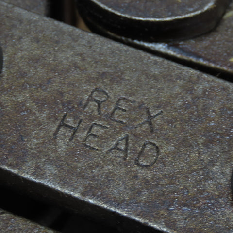 Rex Head 410949 Single Strand Cottered Roller Link Chain 10' Length 3" Pitch
