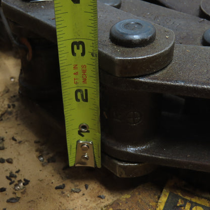 Rex Head 410949 Single Strand Cottered Roller Link Chain 10' Length 3" Pitch
