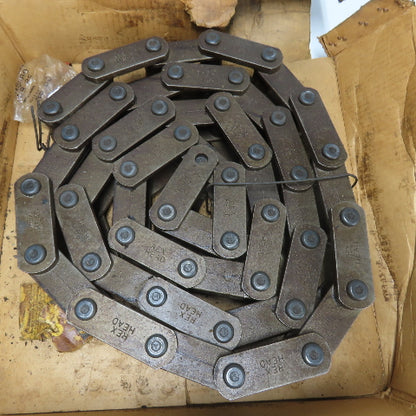 Rex Head 410949 Single Strand Cottered Roller Link Chain 10' Length 3" Pitch