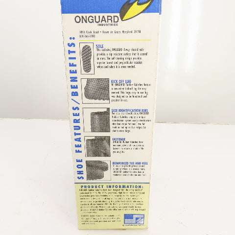 Onguard 13000 HS 4" Black Rubber Galoshes Size XL Protective Overboots USA