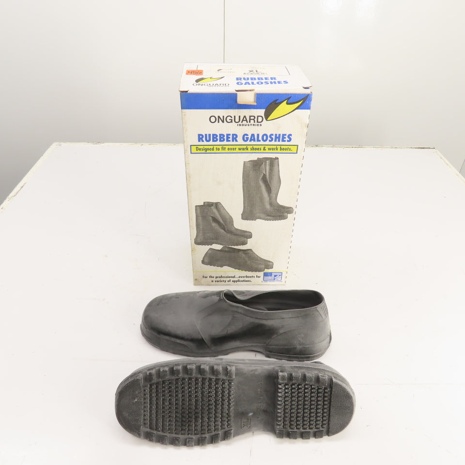 Onguard 13000 HS 4" Black Rubber Galoshes Size XL Protective Overboots USA