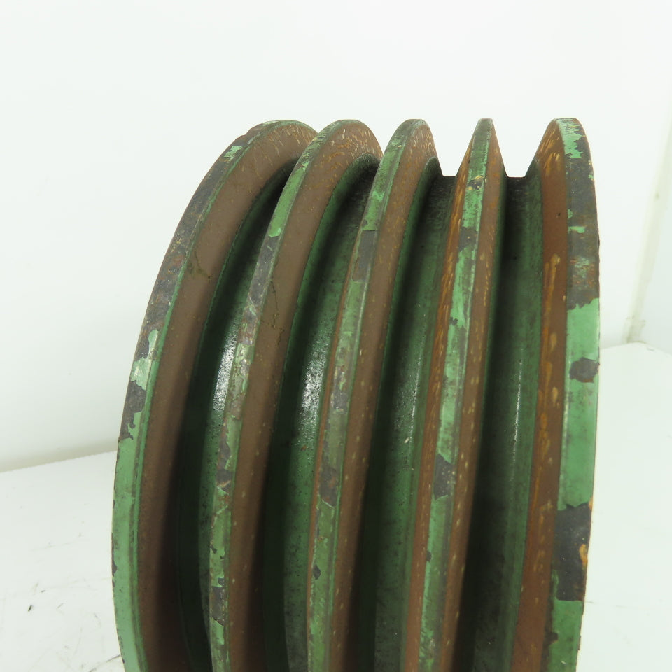 7-3/4" OD x 3-3/8" Wide 4 Groove V-Belt Pulley 3-3/4" Bore