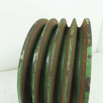 7-3/4" OD x 3-3/8" Wide 4 Groove V-Belt Pulley 3-3/4" Bore