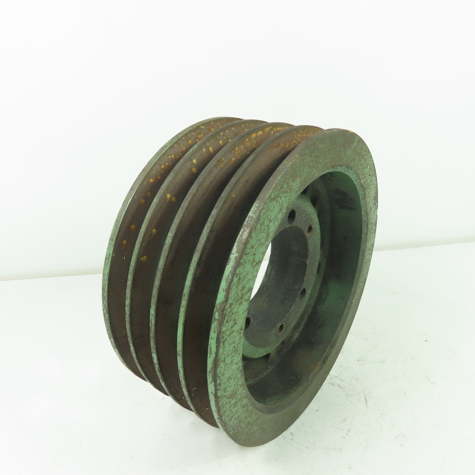 7-3/4" OD x 3-3/8" Wide 4 Groove V-Belt Pulley 3-3/4" Bore