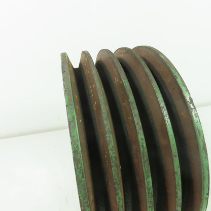 7-3/4" OD x 3-3/8" Wide 4 Groove V-Belt Pulley 3-3/4" Bore