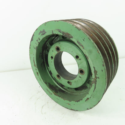 7-3/4" OD x 3-3/8" Wide 4 Groove V-Belt Pulley 3-3/4" Bore