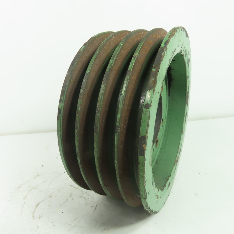 7-3/4" OD x 3-3/8" Wide 4 Groove V-Belt Pulley 3-3/4" Bore