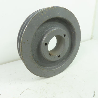 6-5/8" OD x 1-3/8" Wide 2 Groove V-Belt Pulley 1-15/16" Bore