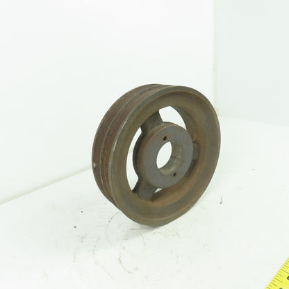 Browning 2BK67H 6.45" OD x 1-3/4" Wide 2 Groove V-Belt Pulley 1-9/16" Bore