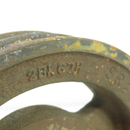Browning 2BK67H 6.45" OD x 1-3/4" Wide 2 Groove V-Belt Pulley 1-9/16" Bore