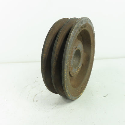 Browning 2BK67H 6.45" OD x 1-3/4" Wide 2 Groove V-Belt Pulley 1-9/16" Bore