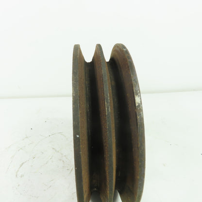 Browning 2BK67H 6.45" OD x 1-3/4" Wide 2 Groove V-Belt Pulley 1-9/16" Bore