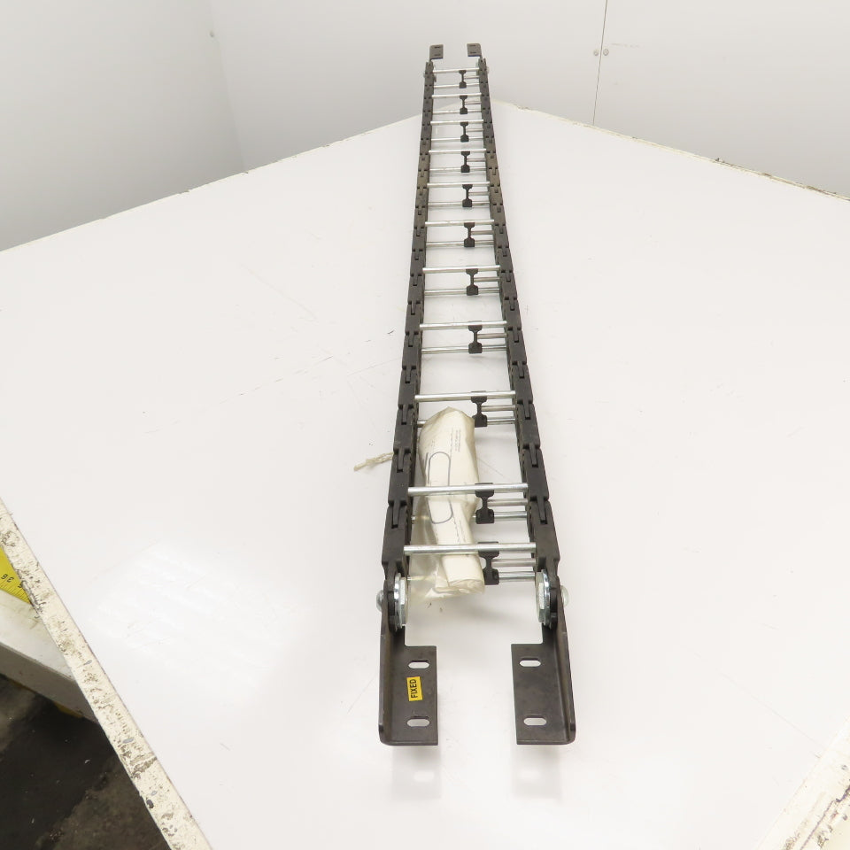 GRP Gleason PT25G PowerTrak 63" OAL Cable Carrier Energy Drag Chain 5-1/4" Wide