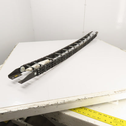 GRP Gleason PT25G PowerTrak 63" OAL Cable Carrier Energy Drag Chain 5-1/4" Wide
