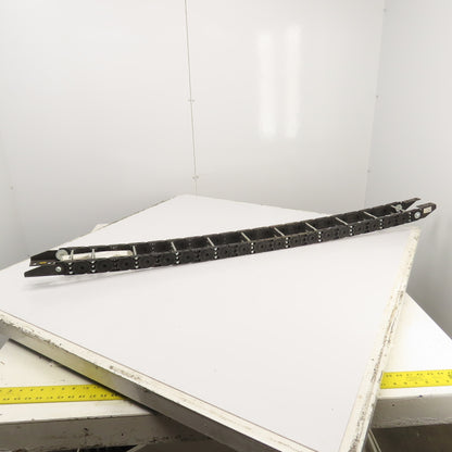 GRP Gleason PT25G PowerTrak 63" OAL Cable Carrier Energy Drag Chain 5-1/4" Wide