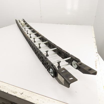 GRP Gleason PT25G PowerTrak 63" OAL Cable Carrier Energy Drag Chain 5-1/4" Wide