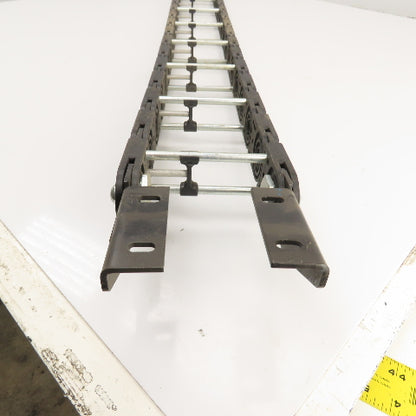 GRP Gleason PT25G PowerTrak 63" OAL Cable Carrier Energy Drag Chain 5-1/4" Wide