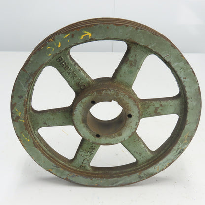 Browning 14" OD x 1-1/2" Wide 3 Groove V-Belt Pulley 2-3/4" Bore