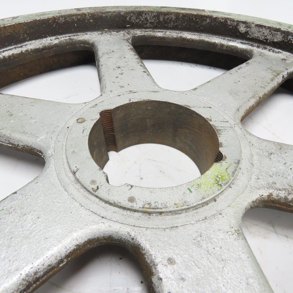 18-3/4" OD x 2-1/2" Wide 3 Groove V-Belt Pulley Tapered Bore