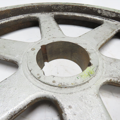 18-3/4" OD x 2-1/2" Wide 3 Groove V-Belt Pulley Tapered Bore