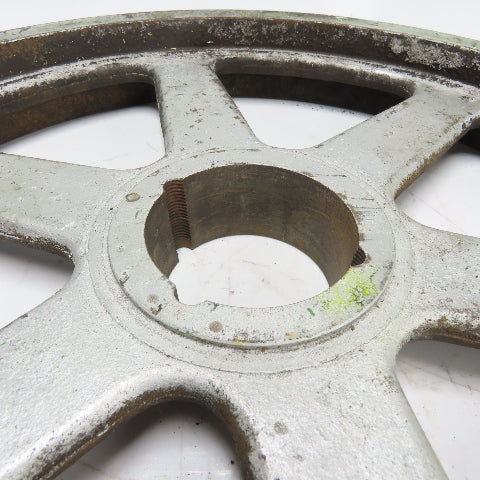18-3/4" OD x 2-1/2" Wide 3 Groove V-Belt Pulley Tapered Bore