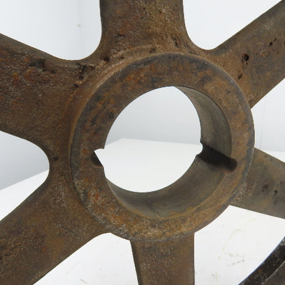 18-3/4" OD x 2-1/2" Wide 3 Groove V-Belt Pulley Tapered Bore