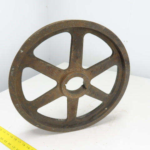 18-3/4" OD x 2-1/2" Wide 3 Groove V-Belt Pulley Tapered Bore
