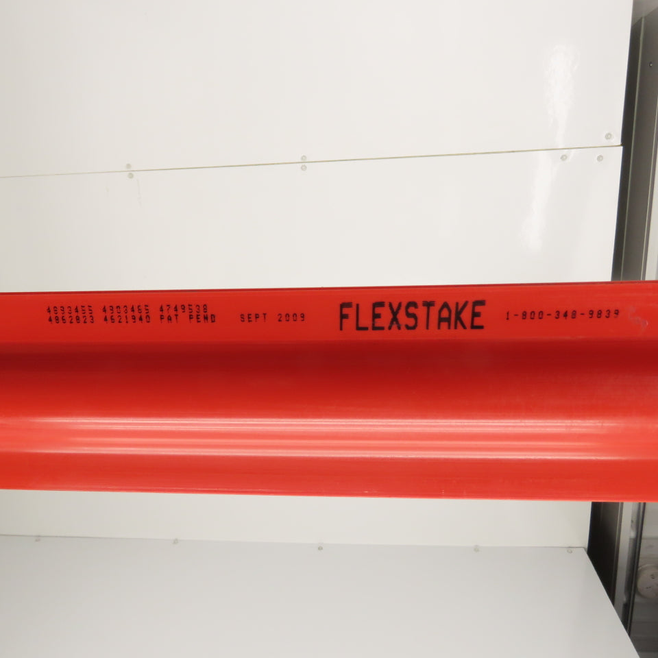 Flexstake FH 800 Series 48" Flexible Red American Fire Hydrant Marker W/ Anchor