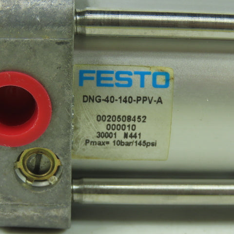 Festo DNG-40-140-PPV-A Double Acting Pneumatic Cylinder 40mm Bore 140mm Stroke