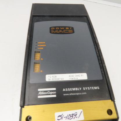 Atlas Copco TC 52S 4240 0442 81 Power Macs Tightening Controller W/ Interbus