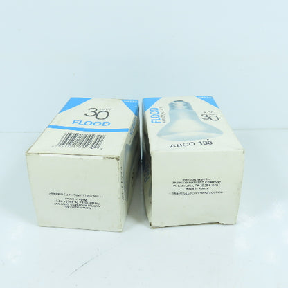 Abco 130 04230 R-20 Flood Reflector Bulb 30W 130V 2000 Hours Lot Of 2