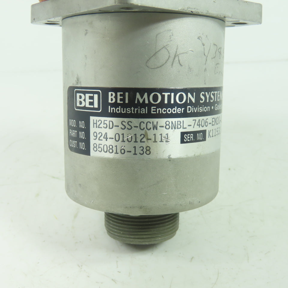 BEI 924-01012-111 Optical Encoder 3/8" Shaft