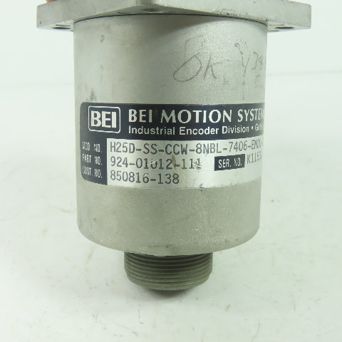 BEI 924-01012-111 Optical Encoder 3/8" Shaft
